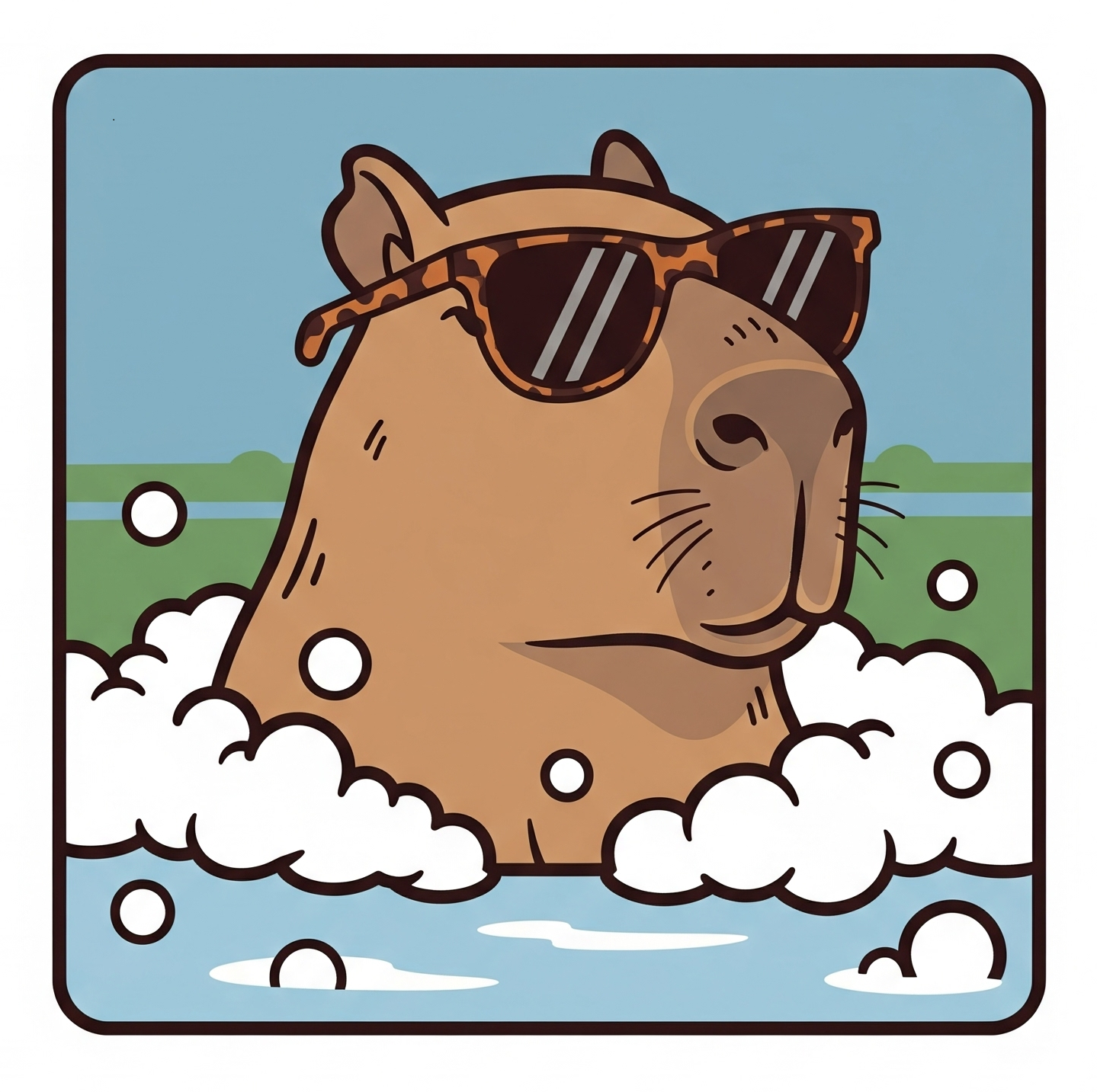 Capybara Soap Logo